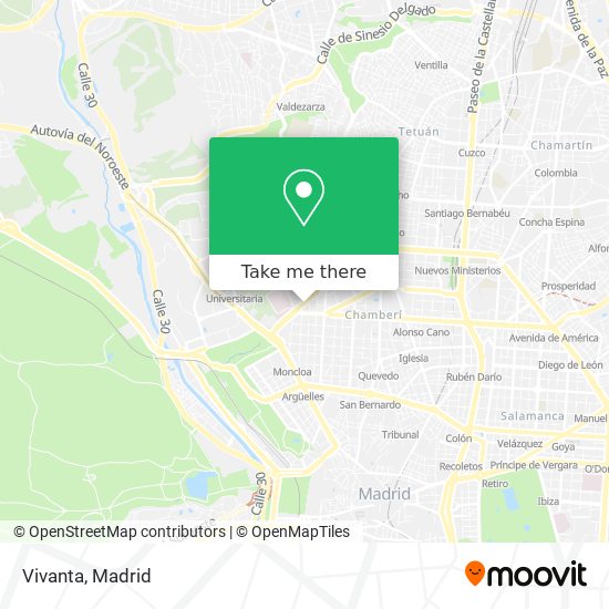 mapa Vivanta