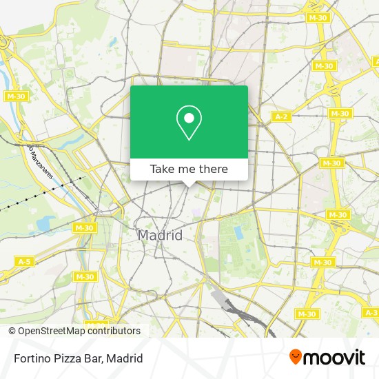 mapa Fortino Pizza Bar