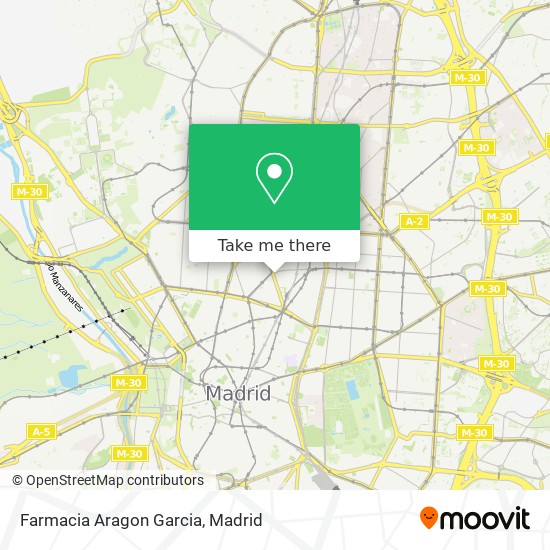 mapa Farmacia Aragon Garcia