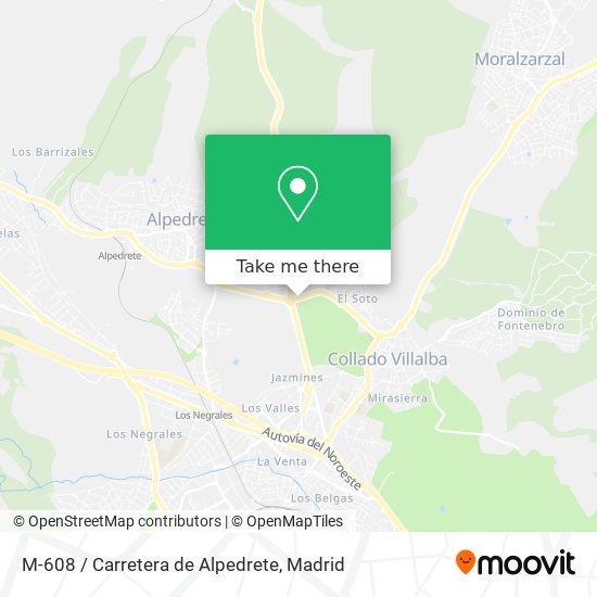 M-608 / Carretera de Alpedrete map