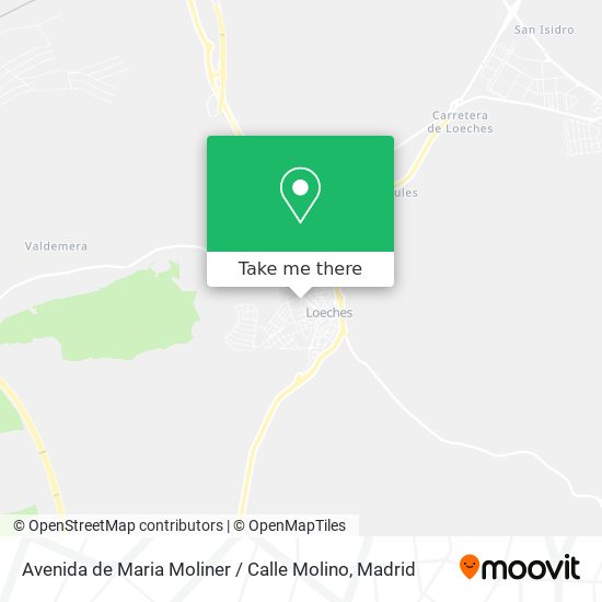 Avenida de Maria Moliner / Calle Molino map