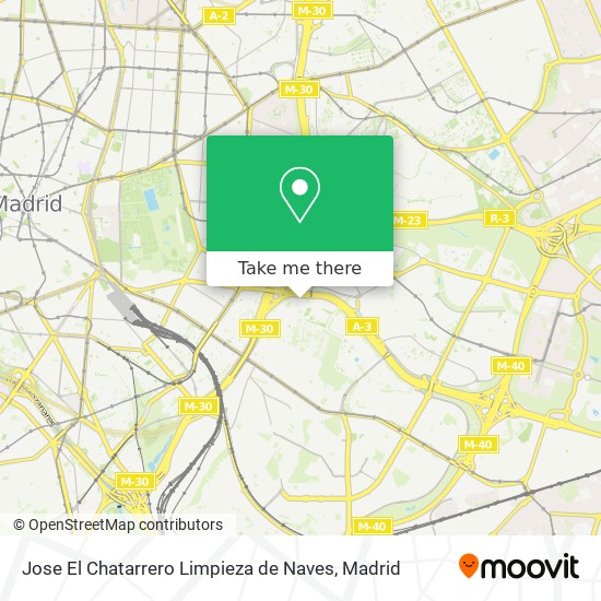 Jose El Chatarrero Limpieza de Naves map