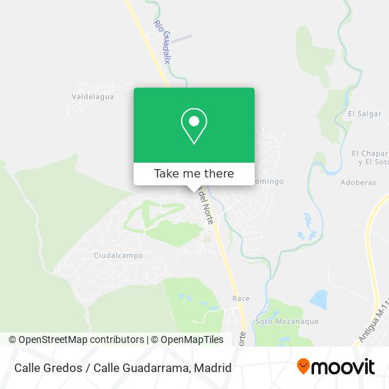 Calle Gredos / Calle Guadarrama map