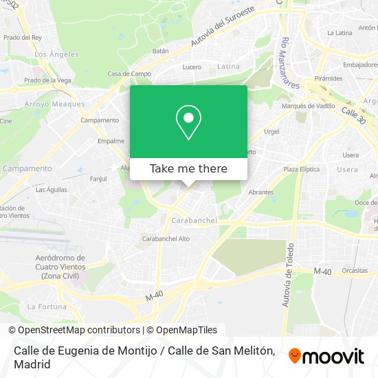 Calle de Eugenia de Montijo / Calle de San Melitón map