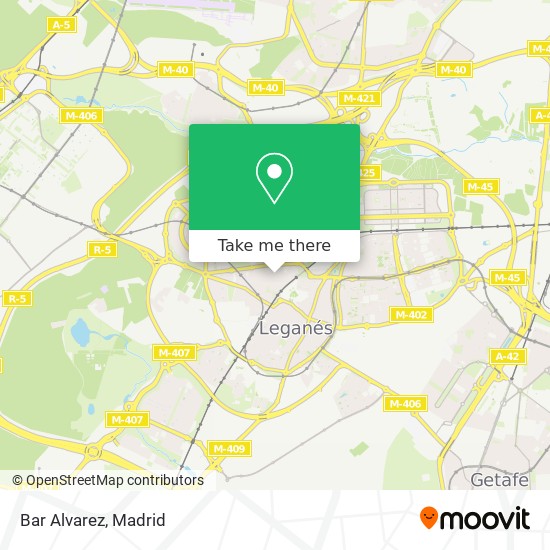 Bar Alvarez map