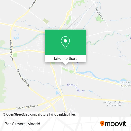 Bar Cervera map
