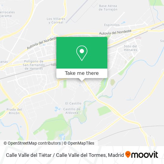 Calle Valle del Tiétar / Calle Valle del Tormes map