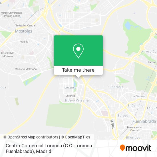 Centro Comercial Loranca (C.C. Loranca Fuenlabrada) map