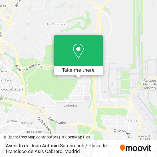 Avenida de Juan Antonio Samaranch / Plaza de Francisco de Asís Cabrero map