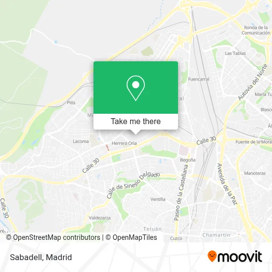Sabadell map