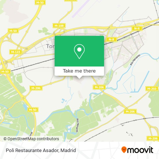 mapa Poli Restaurante Asador