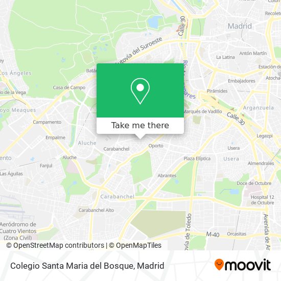 Colegio Santa Maria del Bosque map