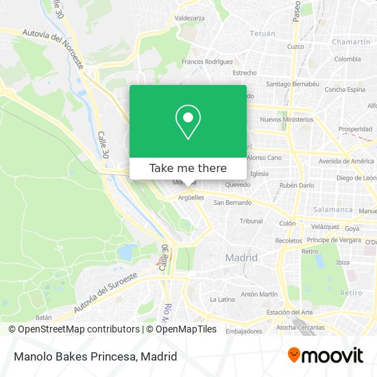 Manolo Bakes Princesa map