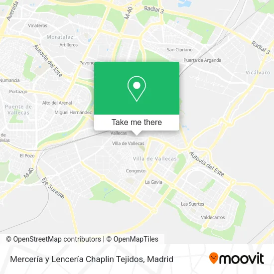Mercería y Lencería Chaplin Tejidos map
