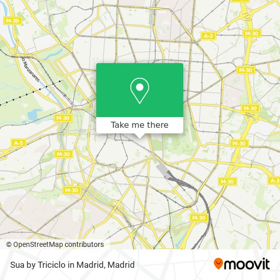 Sua by Triciclo in Madrid map