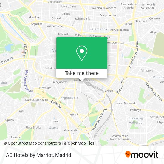 mapa AC Hotels by Marriot