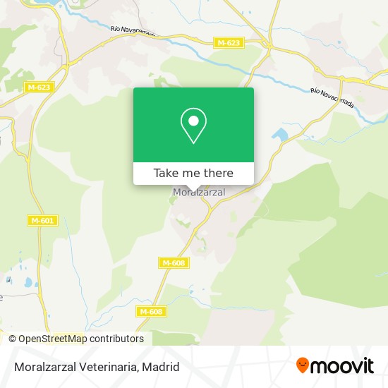 mapa Moralzarzal Veterinaria