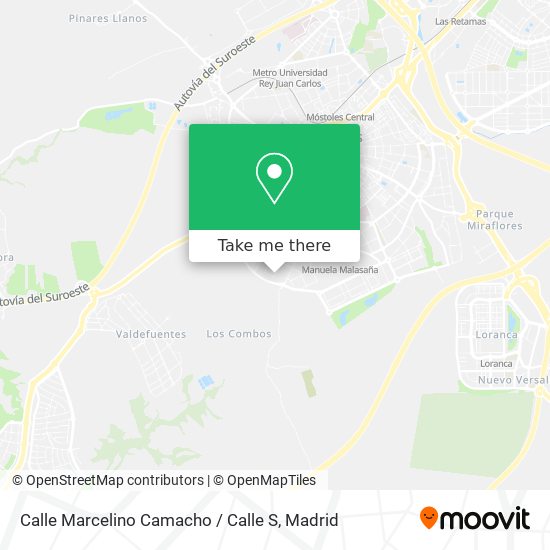 Calle Marcelino Camacho / Calle S map