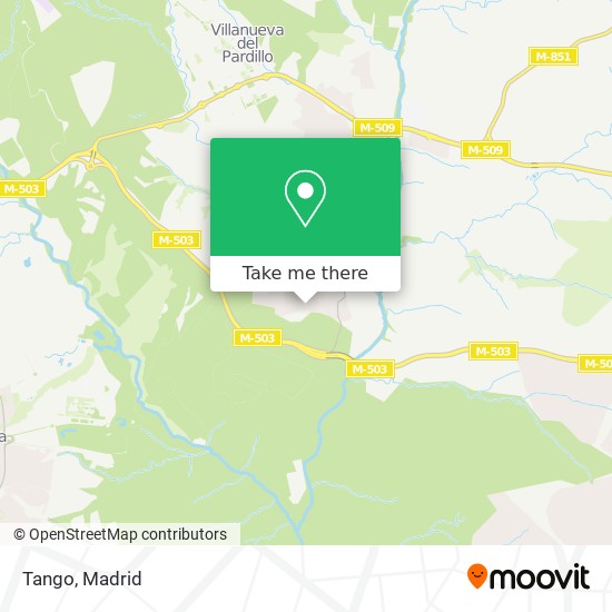 mapa Tango