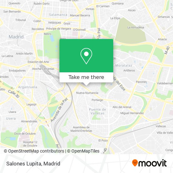 Salones Lupita map
