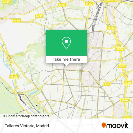 Talleres Victoria map