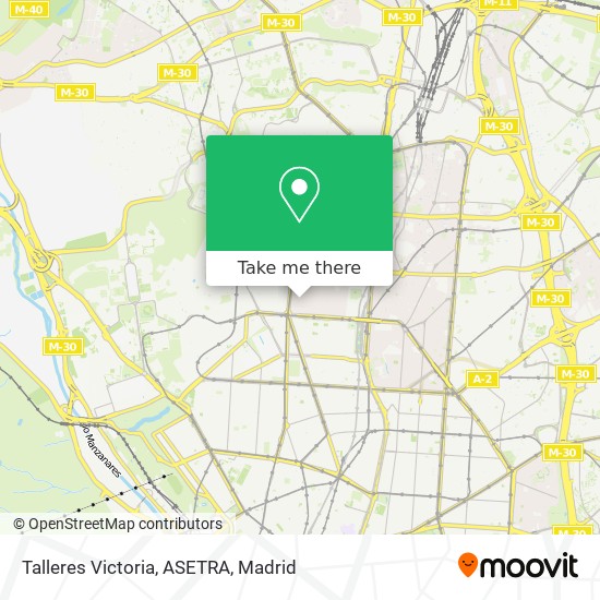 Talleres Victoria, ASETRA map