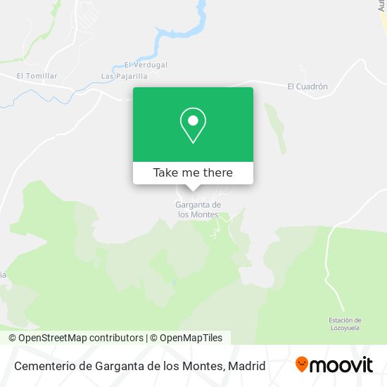Cementerio de Garganta de los Montes map