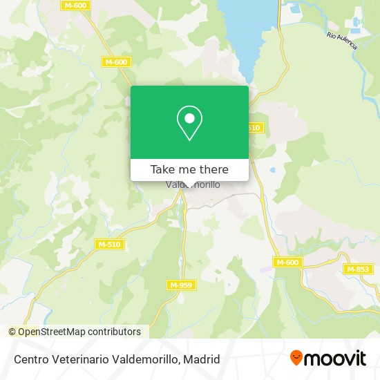 Centro Veterinario Valdemorillo map