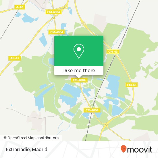 Extrarradio map