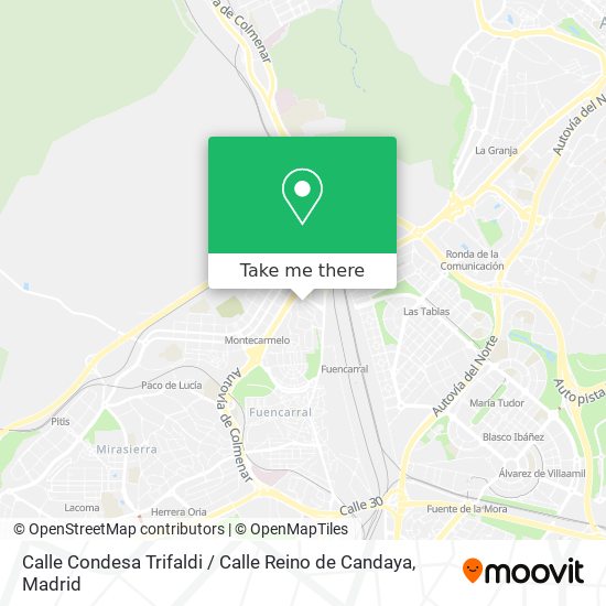 Calle Condesa Trifaldi / Calle Reino de Candaya map