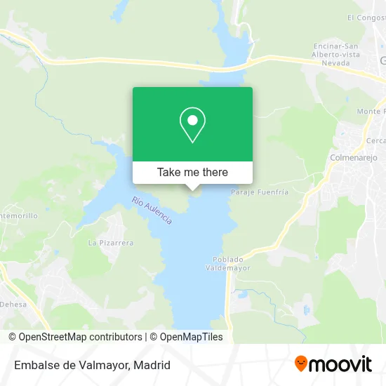 Embalse de Valmayor map