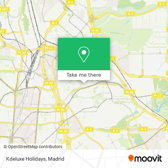 Kdeluxe Holidays map
