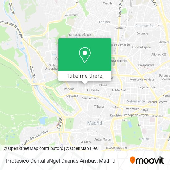 mapa Protesico Dental áNgel Dueñas Arribas
