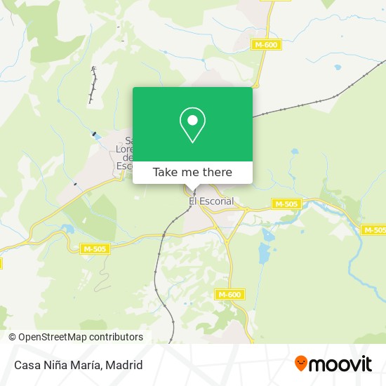 Casa Niña María map