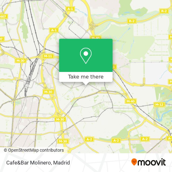 Cafe&Bar Molinero map