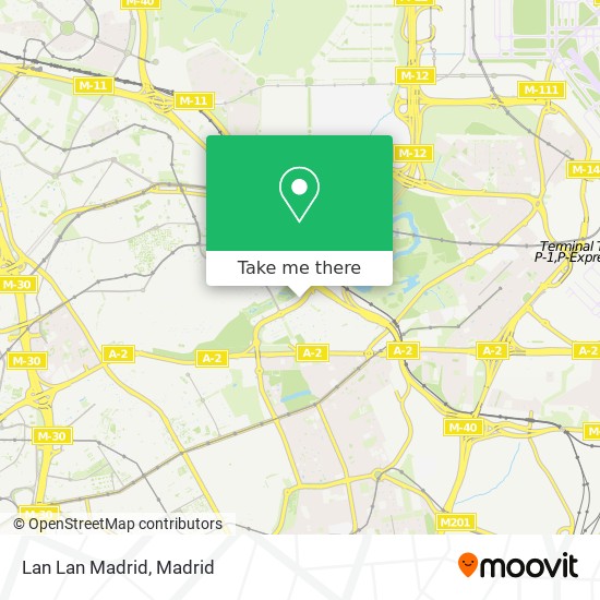 Lan Lan Madrid map