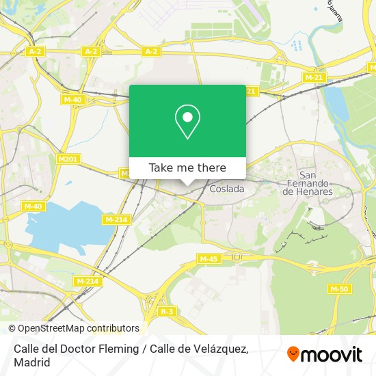 Calle del Doctor Fleming / Calle de Velázquez map