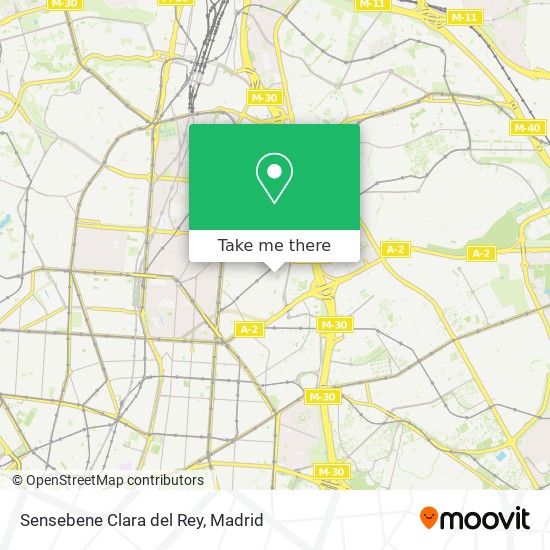 mapa Sensebene Clara del Rey
