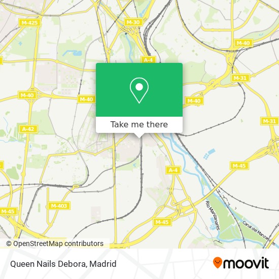 Queen Nails Debora map