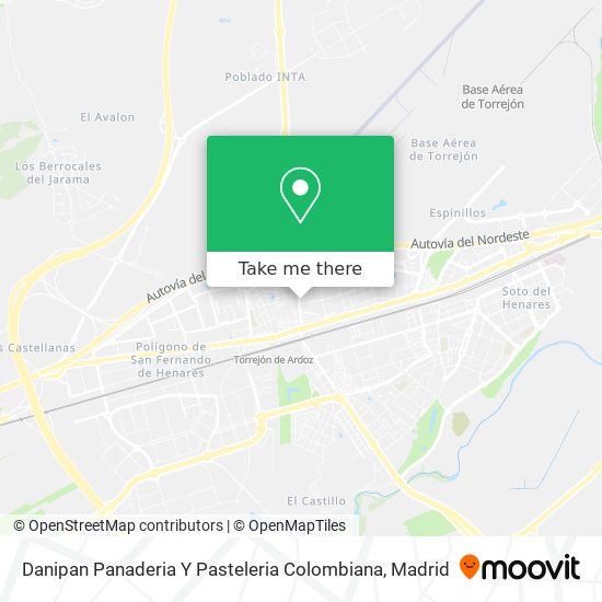 Danipan Panaderia Y Pasteleria Colombiana map