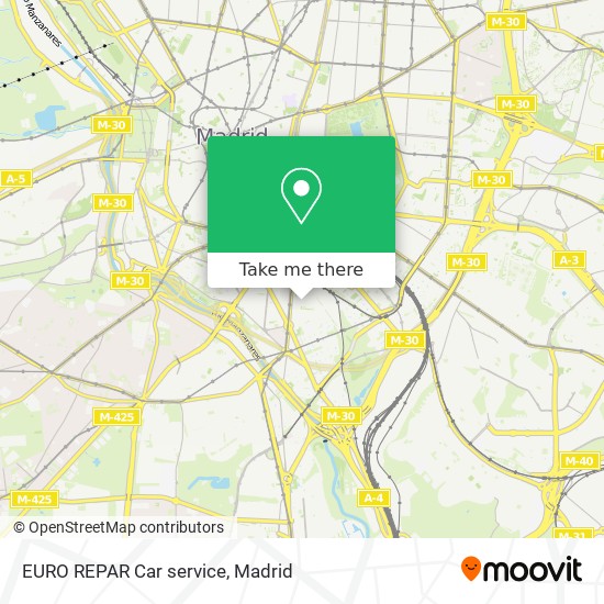 mapa EURO REPAR Car service