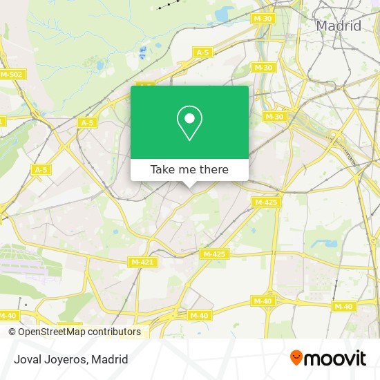 Joval Joyeros map