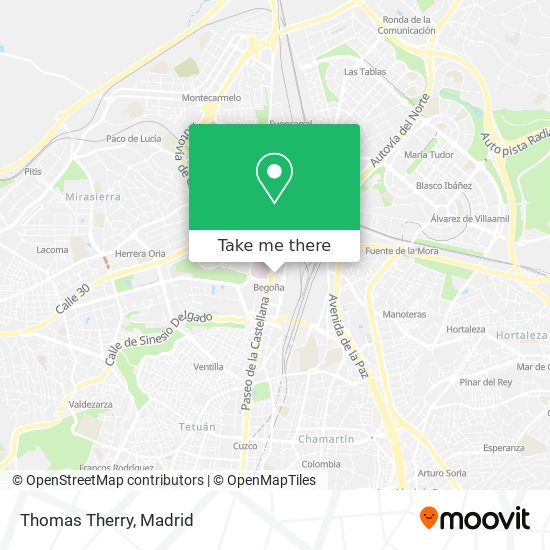Thomas Therry map