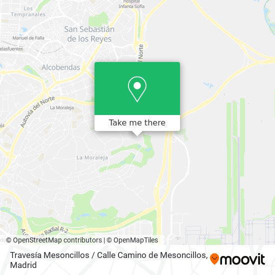 Travesía Mesoncillos / Calle Camino de Mesoncillos map