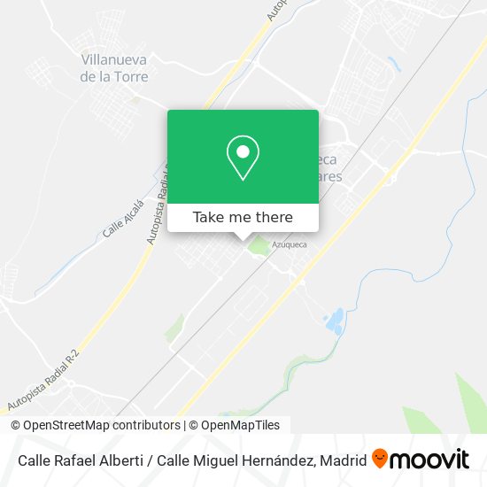 Calle Rafael Alberti / Calle Miguel Hernández map