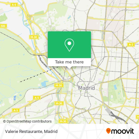 Valerie Restaurante map