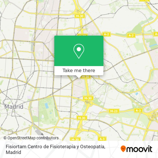 Fisiortam Centro de Fisioterapia y Osteopatía map