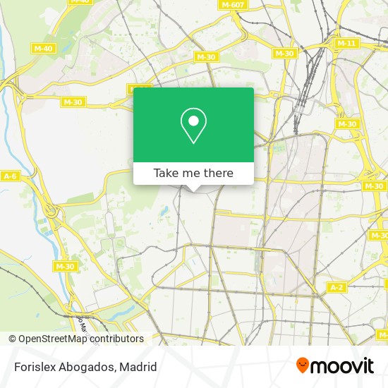 Forislex Abogados map