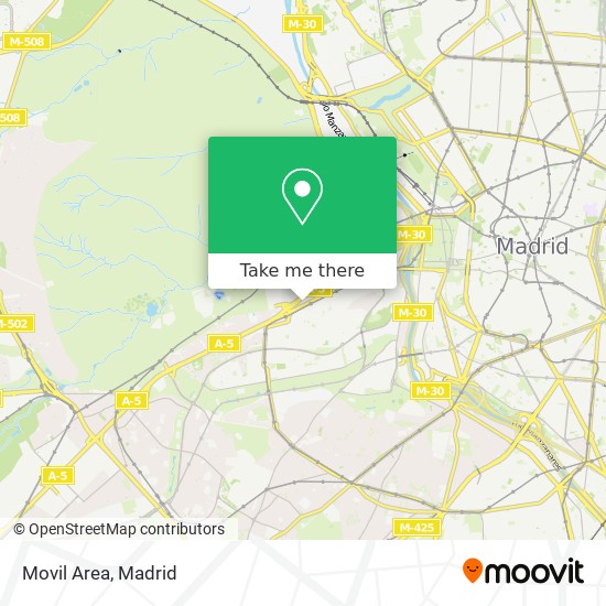 Movil Area map