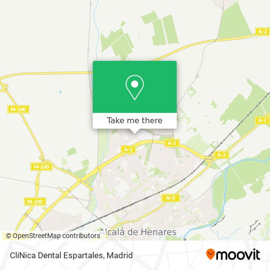 ClíNica Dental Espartales map